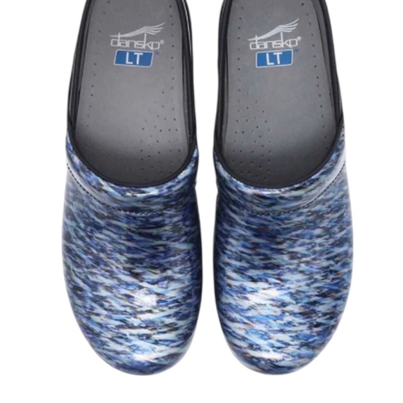 Dansko Lt Pro Blue Waves Clogs NWOT - Picture 8 of 8